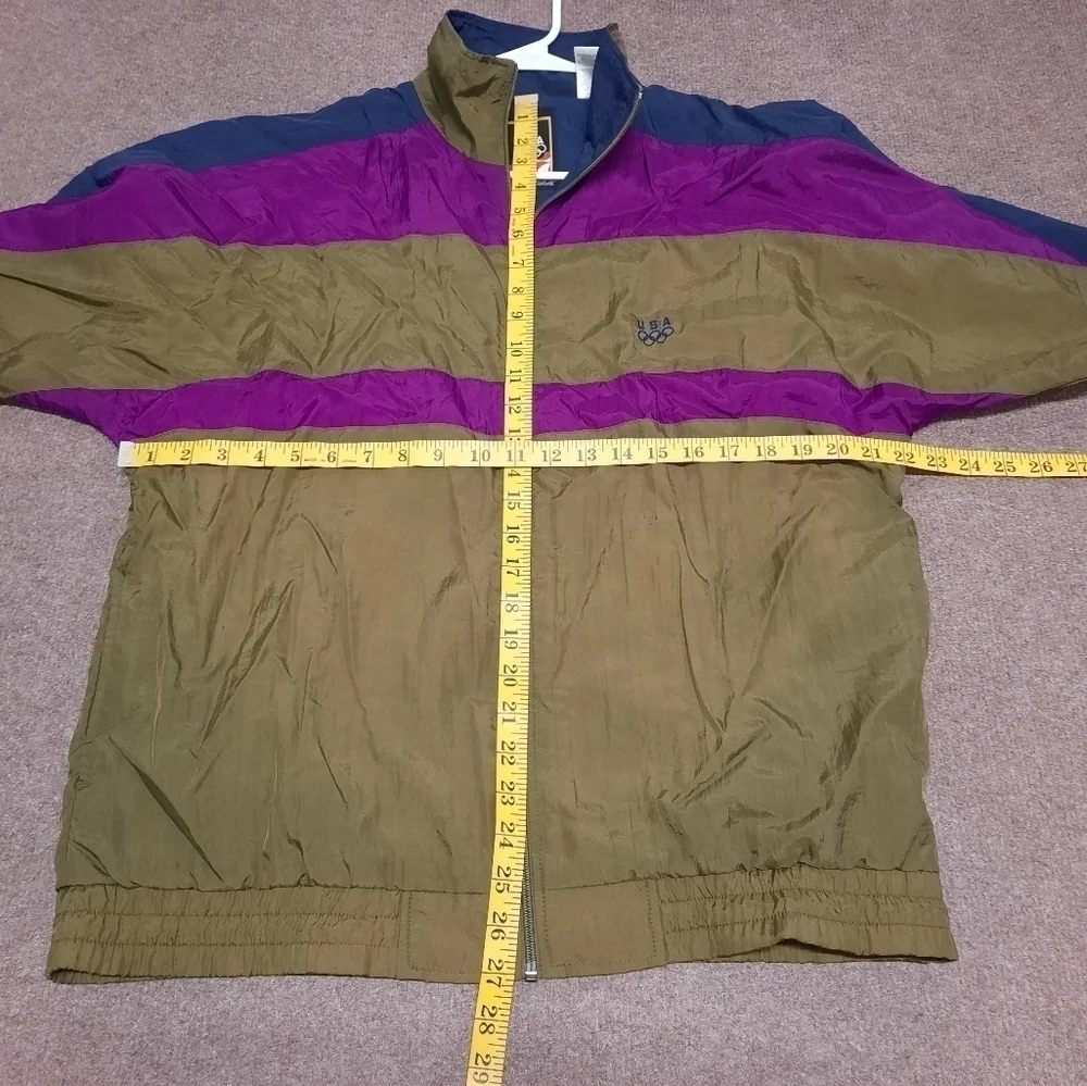 Vintage USA Olympics 1992 Barcelona JC Penney Full Zip Track Jacket Men's Medium